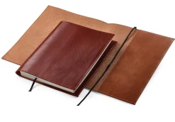 Bibliothek & Lesen * Manufactum Buchhülle Rindleder