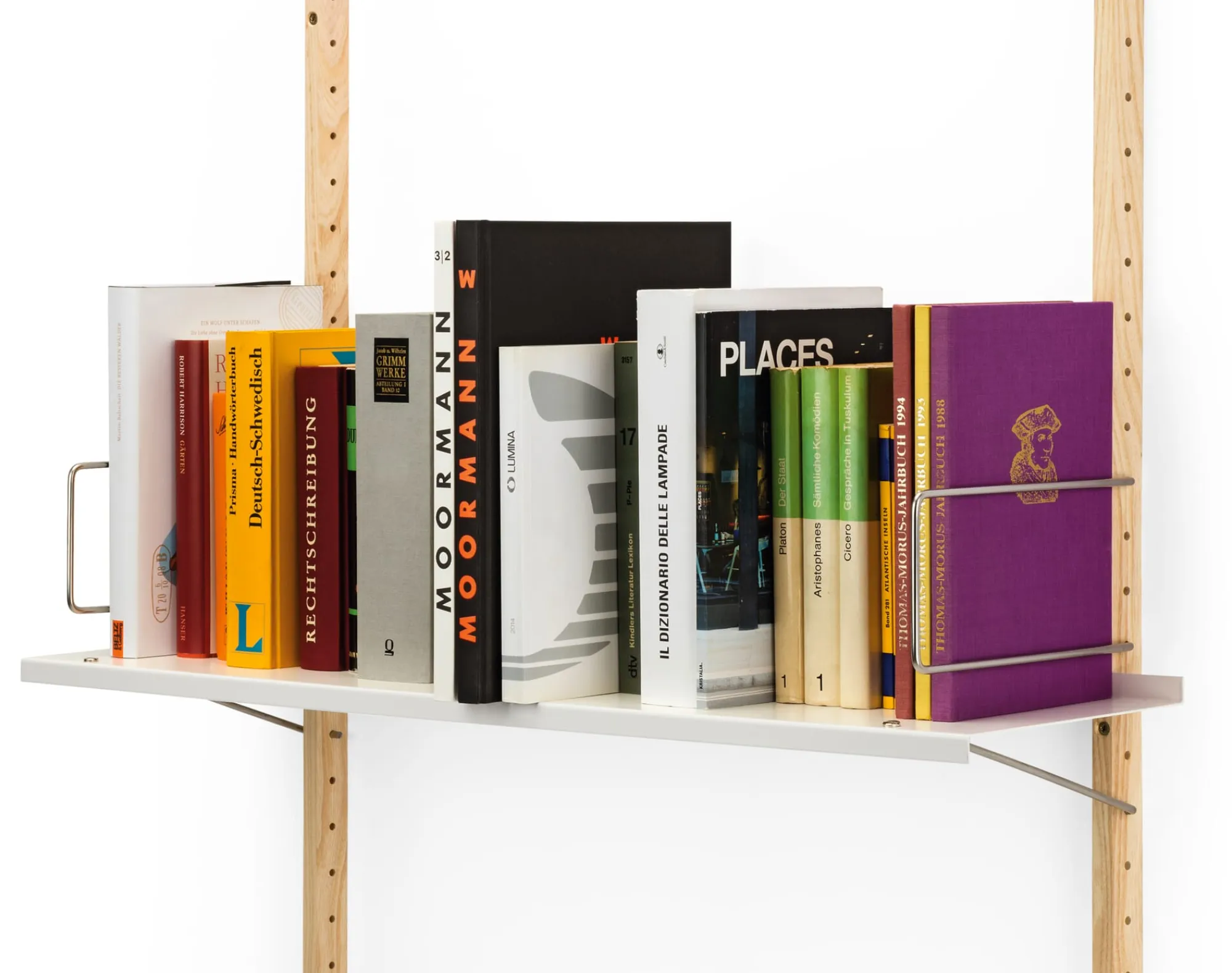 Bibliothek & Lesen * MAGAZIN Buchstütze zu Wandregal RM3