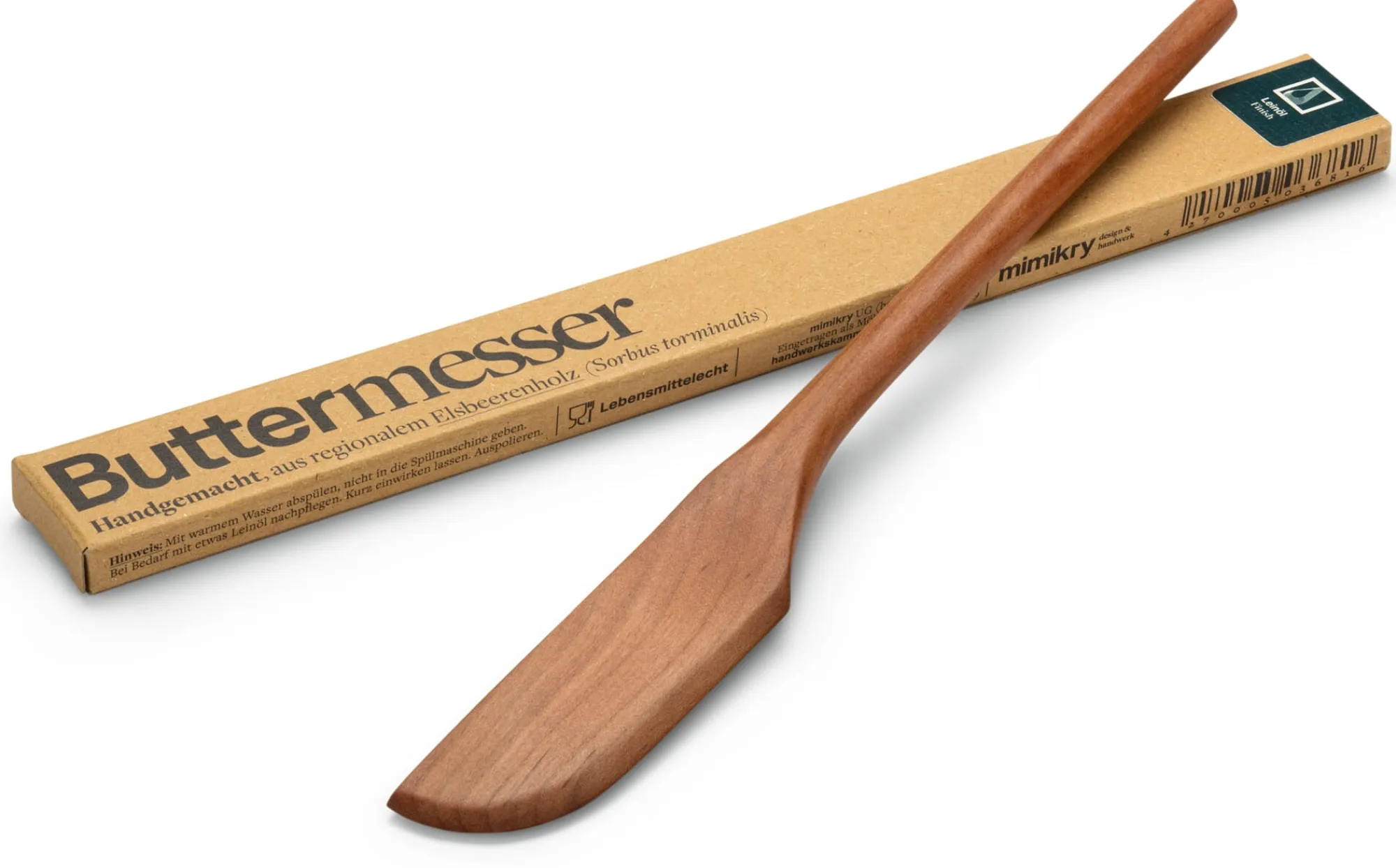 Brotmesser * Mimikry Buttermesser Elsbeerenholz