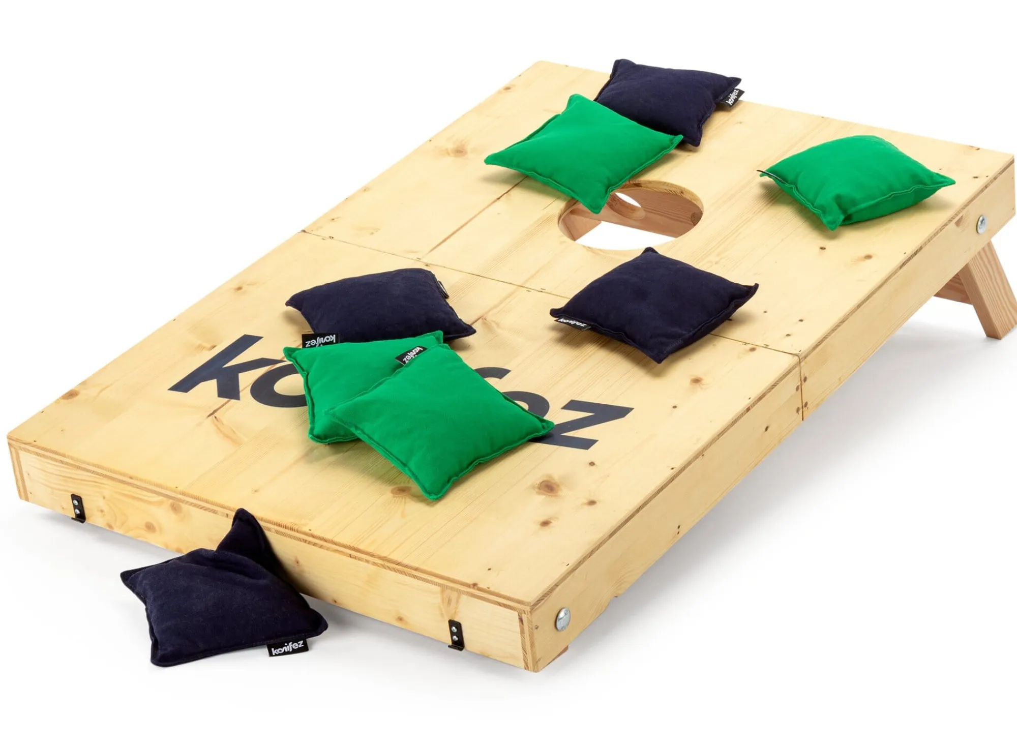 Sportgeräte|Holzspielzeug * konifez Cornhole-Koffer
