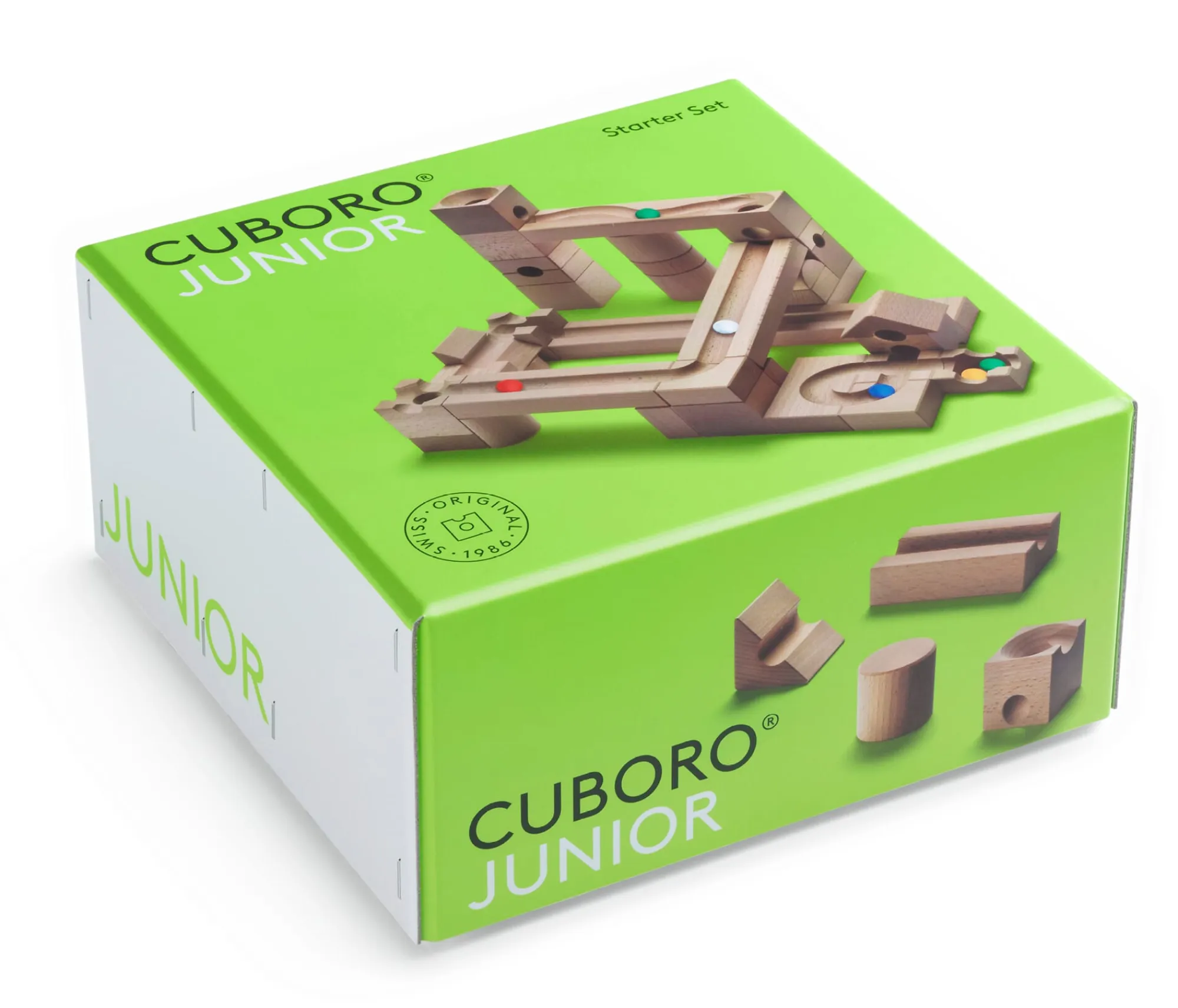 Holzspielzeug|Konstruktionsspiele * Cuboro ® Baukasten Junior