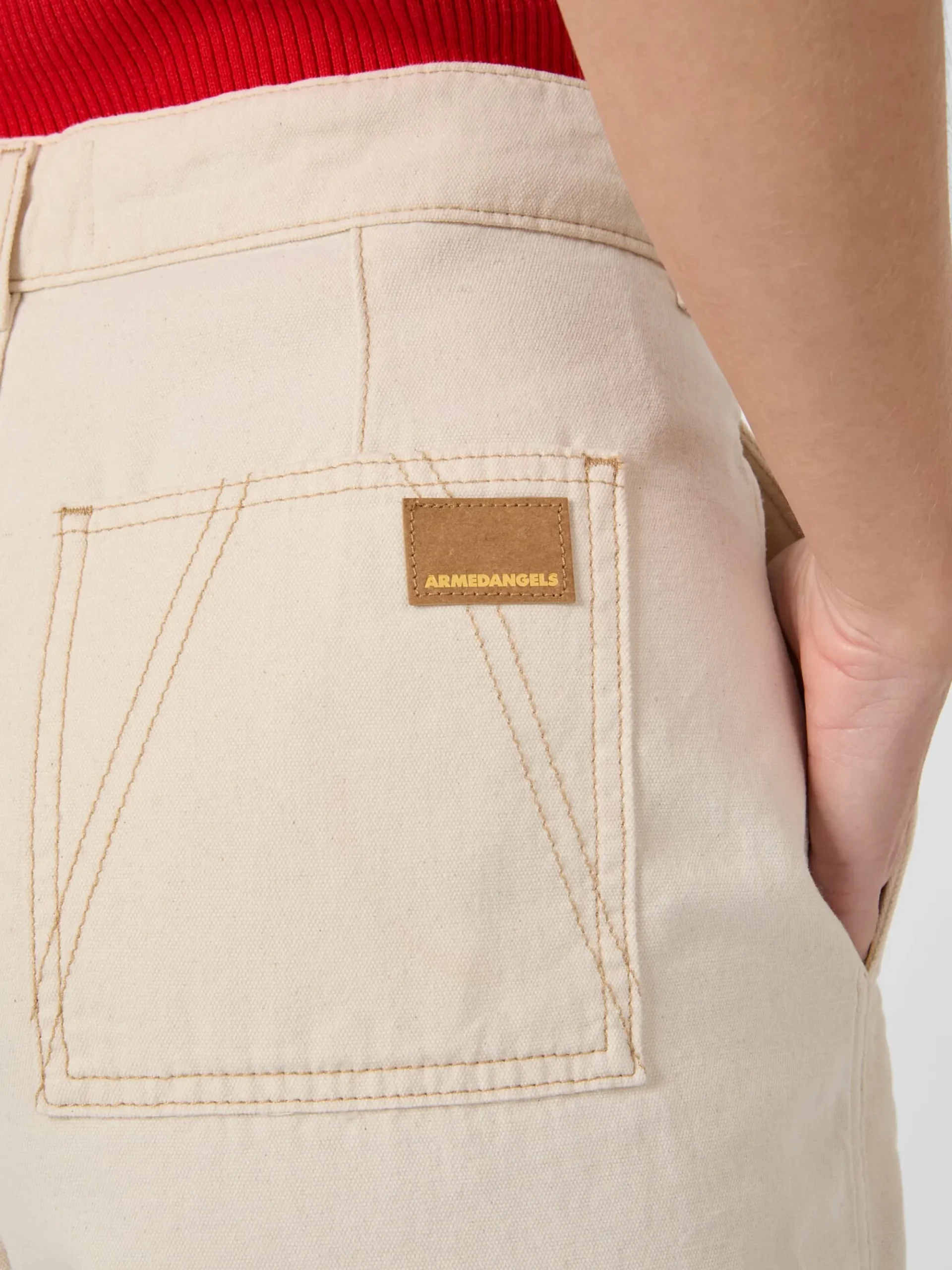 Hosen * Armedangels Daen-Barre-Pant Canva Natur