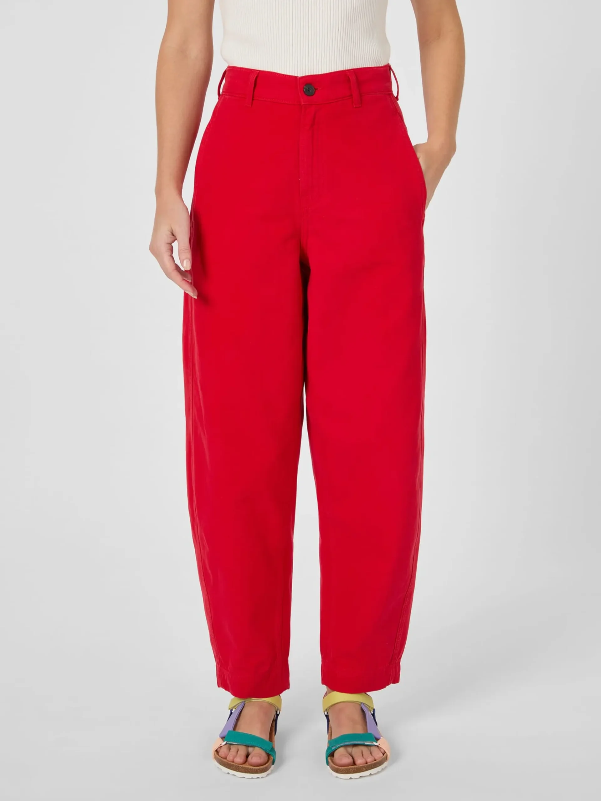 Hosen * Armedangels Daen-Barre-Pant Canva Rot