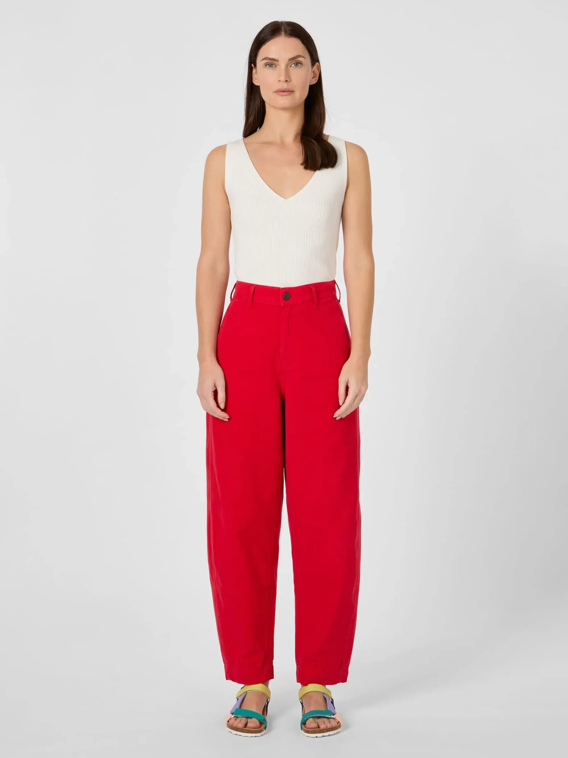 Hosen * Armedangels Daen-Barre-Pant Canva Rot