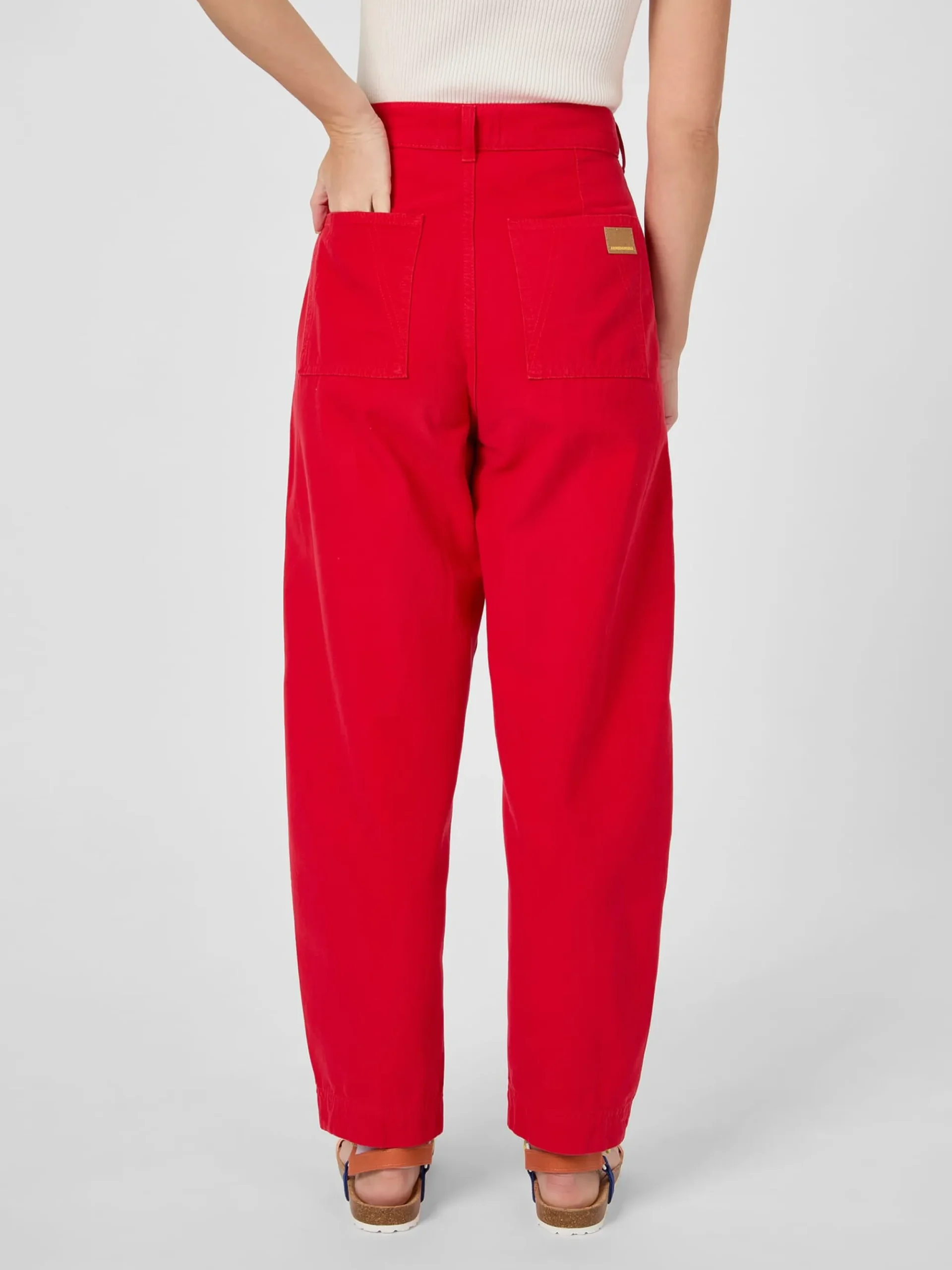Hosen * Armedangels Daen-Barre-Pant Canva Rot
