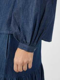 Blusen * CARE BY ME Daenbue Bauwoe Denimblau