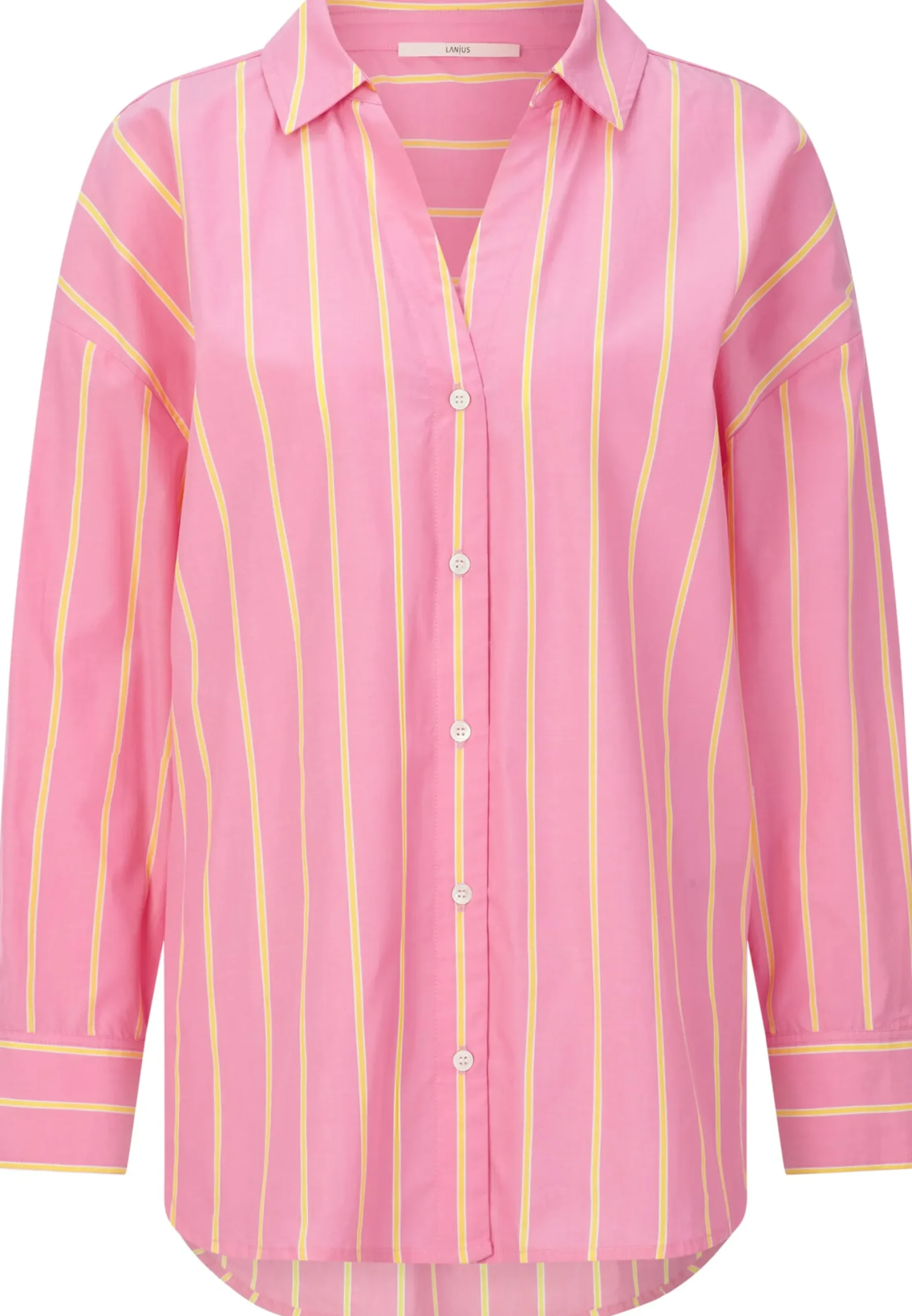 Blusen * LANIUS Damenbluse gestreift Rosa