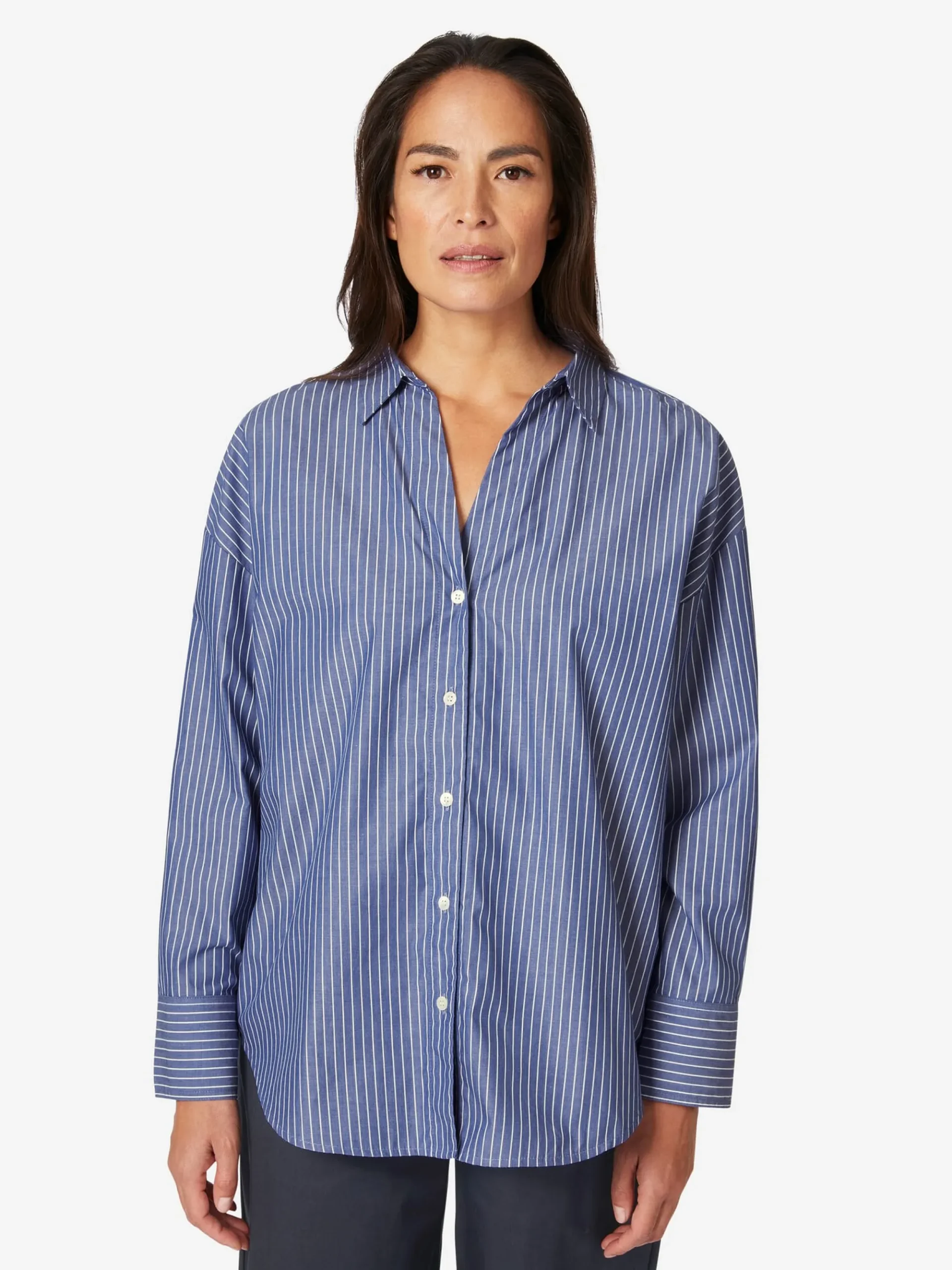 Blusen * LANIUS Damenbluse gestreift Blau