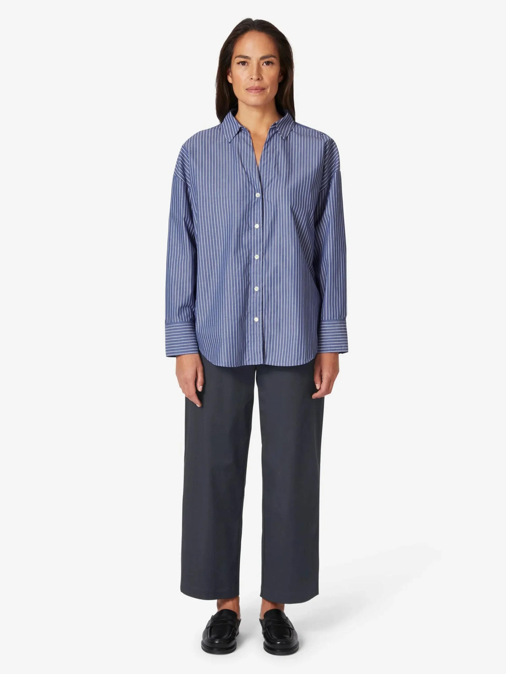 Blusen * LANIUS Damenbluse gestreift Blau