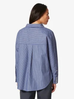 Blusen * LANIUS Damenbluse gestreift Blau