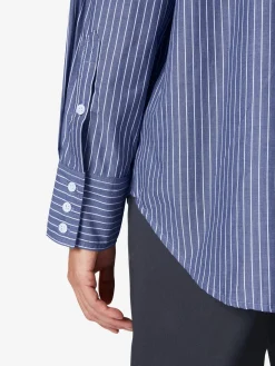 Blusen * LANIUS Damenbluse gestreift Blau