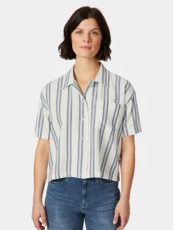Blusen * Knowledge Cotton Apparel Daenbuse Kurzar