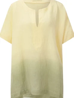 Blusen * Elemente Clemente Damenbluse Leinen Batik