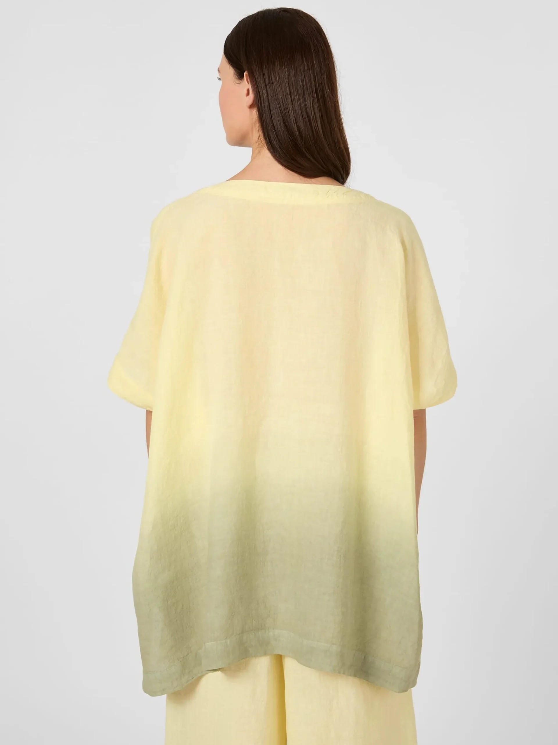 Blusen * Elemente Clemente Damenbluse Leinen Batik