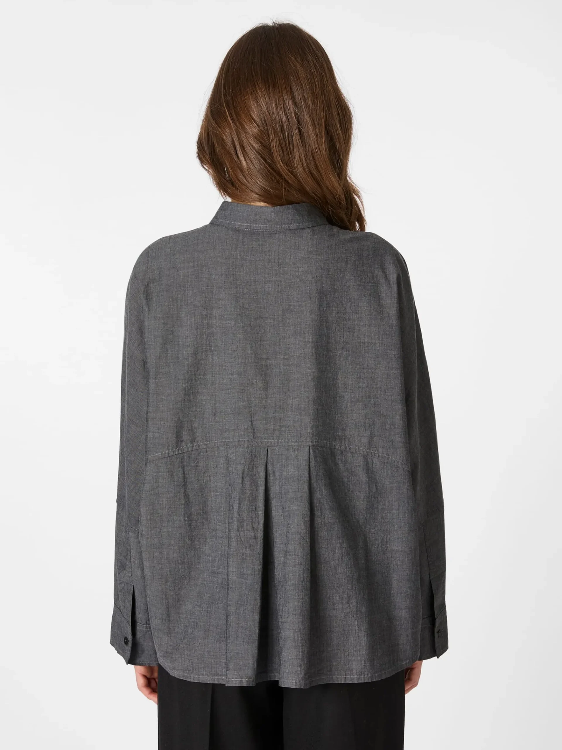 Blusen * Oska Damen-Bluse meliert Grau