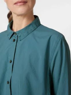 Kleider|Blusen * Oska Damen-Blusenkleid Petrol