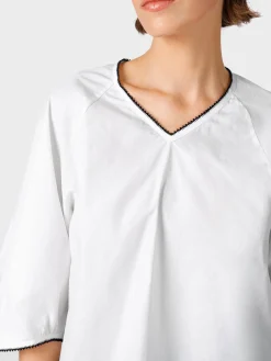 Shirts & Tops * Christiane Strobel Daen-Buenhirt Naturweiß