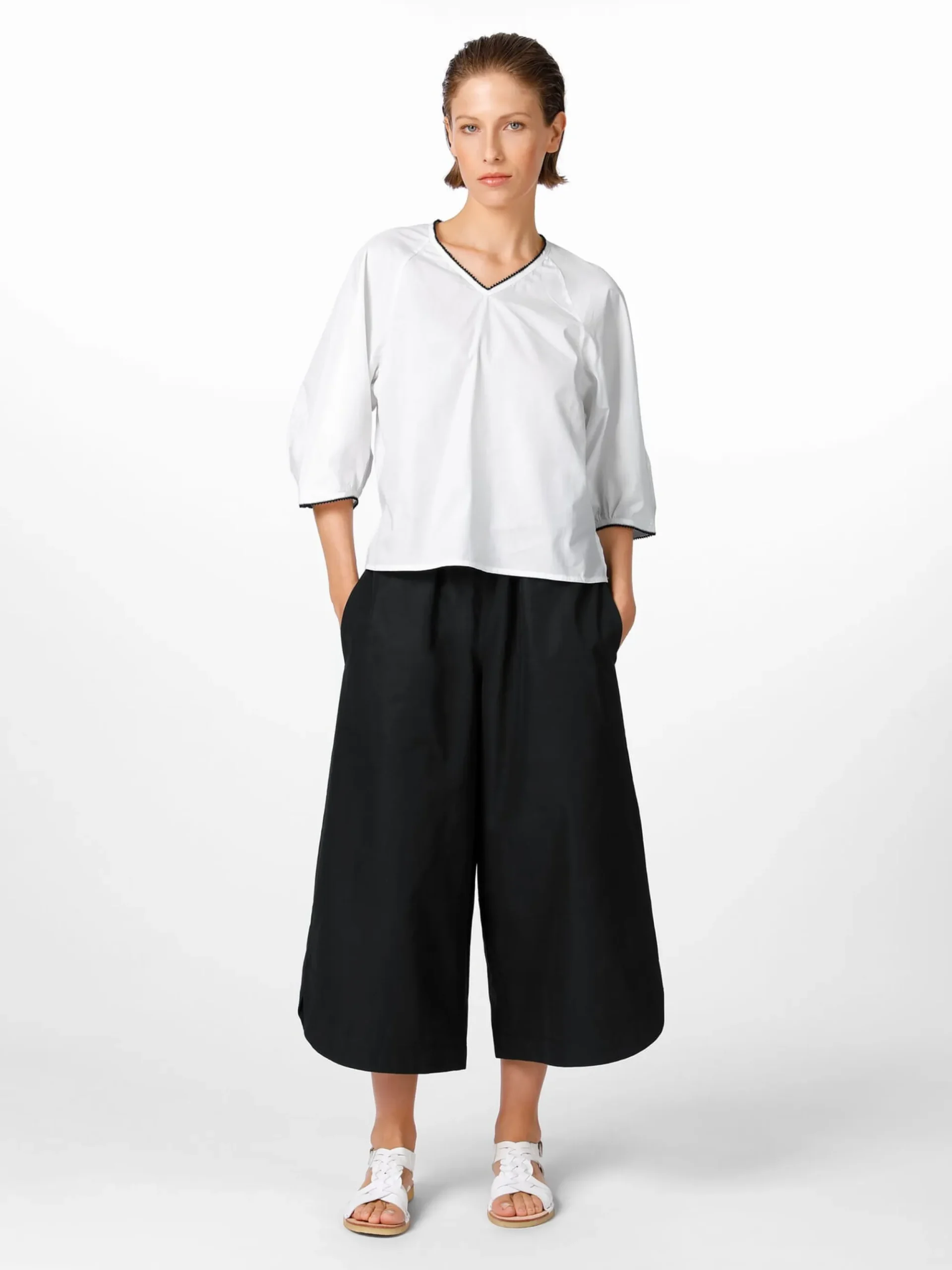 Shirts & Tops * Christiane Strobel Daen-Buenhirt Naturweiß