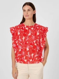 Blusen|Shirts & Tops * LANIUS Damen-Blusenshirt Volant