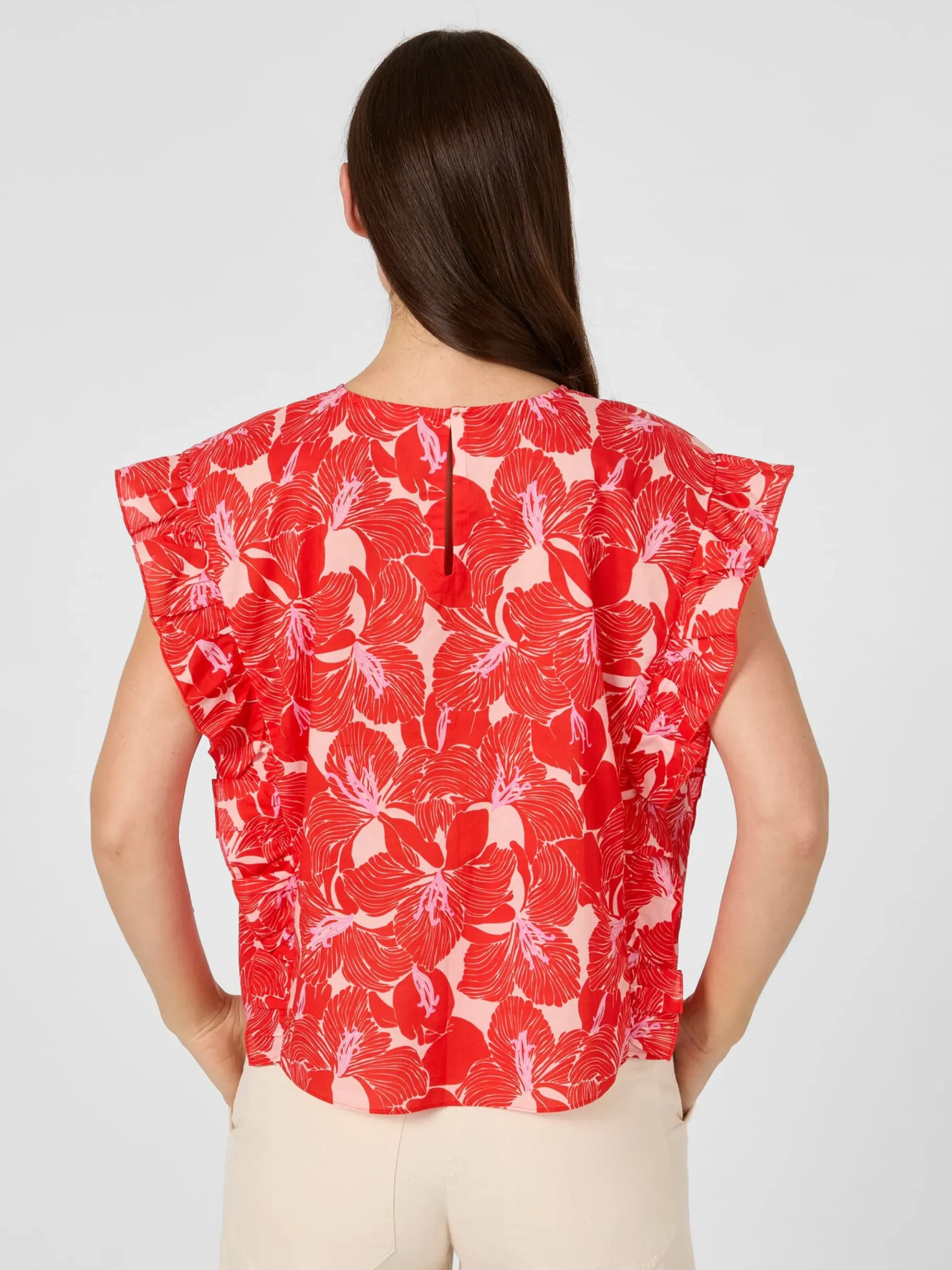 Blusen|Shirts & Tops * LANIUS Damen-Blusenshirt Volant