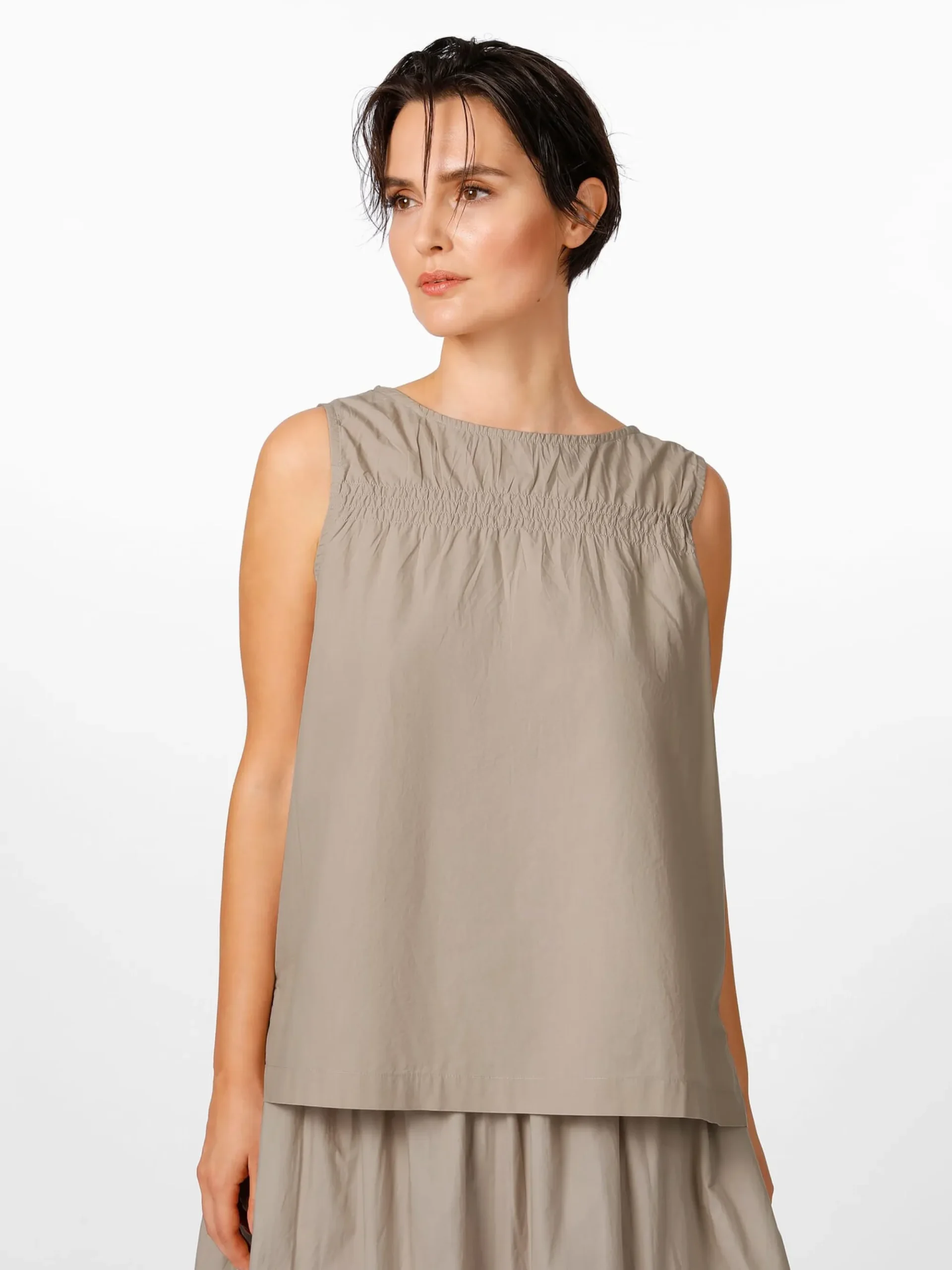Blusen * CARE BY ME Daen-Buentop Sand