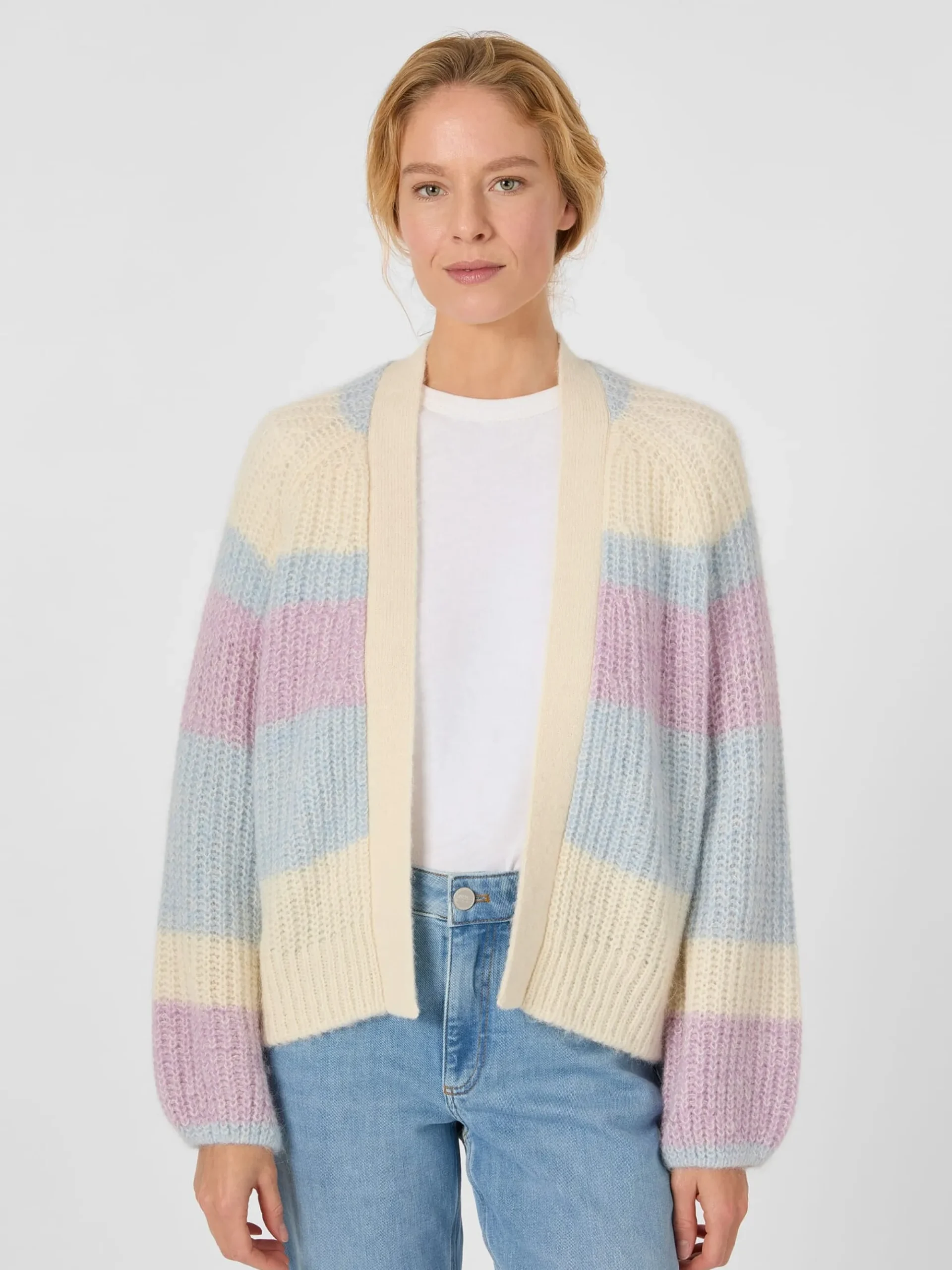 Strickjacken * LANIUS Damen-Cardigan Streifen