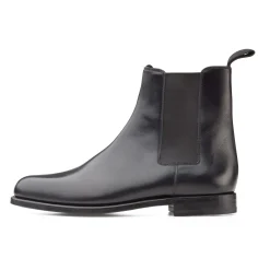 Stiefel|Klassische Damenschuhe * Mack James Damen-Chelsea-Boot Schwarz