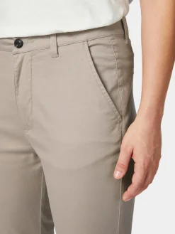 Hosen * Knowledge Cotton Apparel Damen-Chino Natur