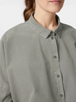Blusen * Oska Damen-Cordbluse Hellgrün