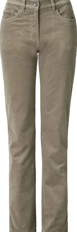 Hosen * Manufactum Damen-Cordhose schmales Bein Mittelgrau