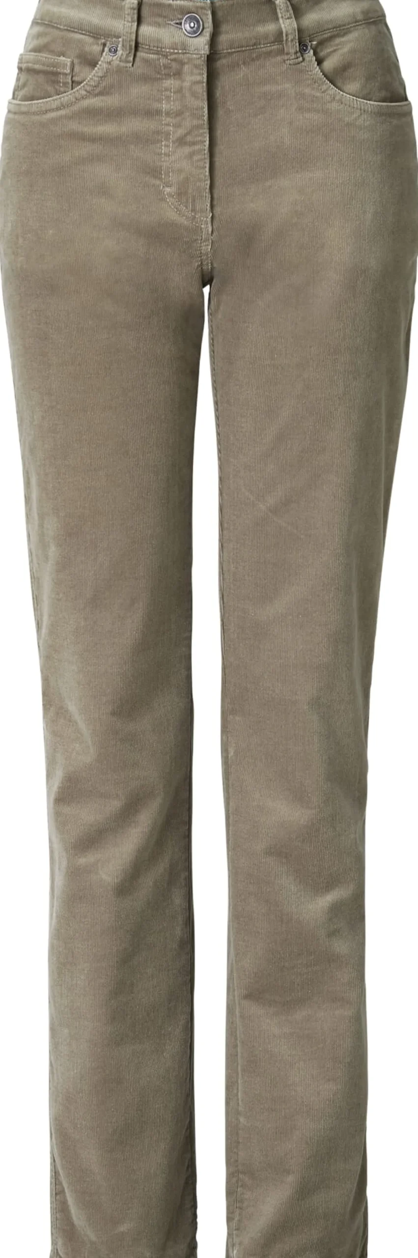 Hosen * Manufactum Damen-Cordhose schmales Bein Mittelgrau