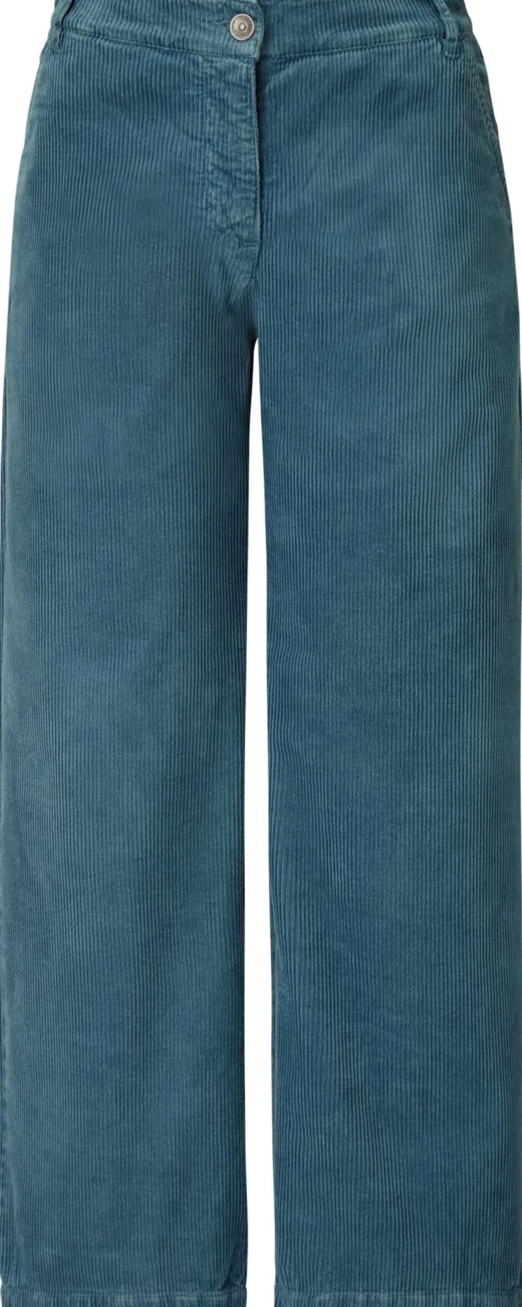 Hosen * Manufactum Damen-Cordhose weites Bein Blaugrau