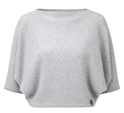 Pullover * Stapf Damen-Cropped-Pullover Hellgrau