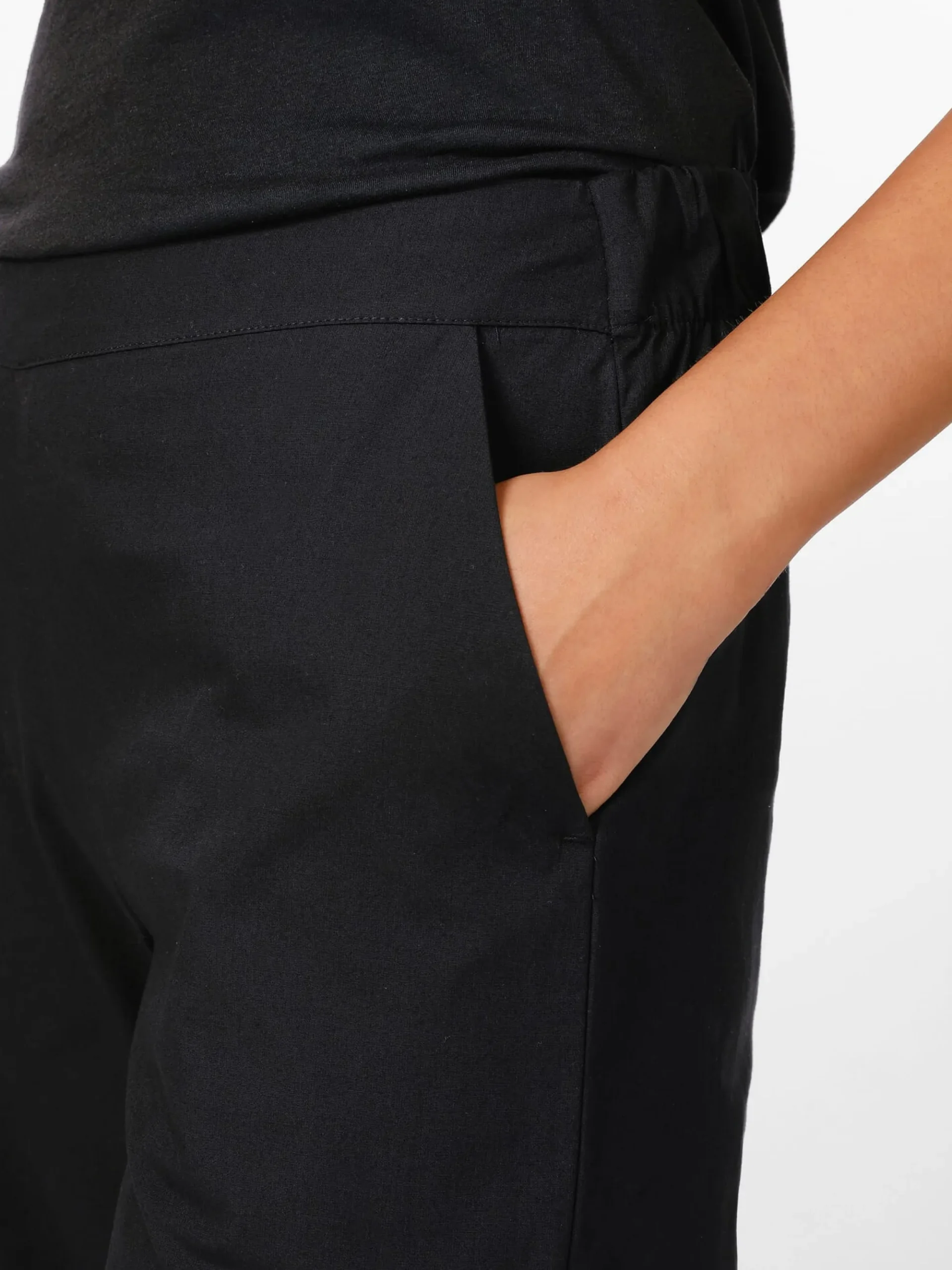 Hosen * LANIUS Damen-Culotte Schwarz