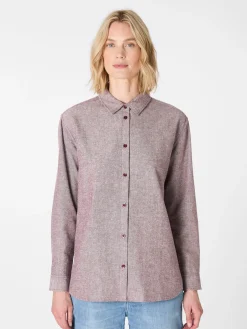 Blusen * Knowledge Cotton Apparel Daen-Fanebue eiert Weinrot