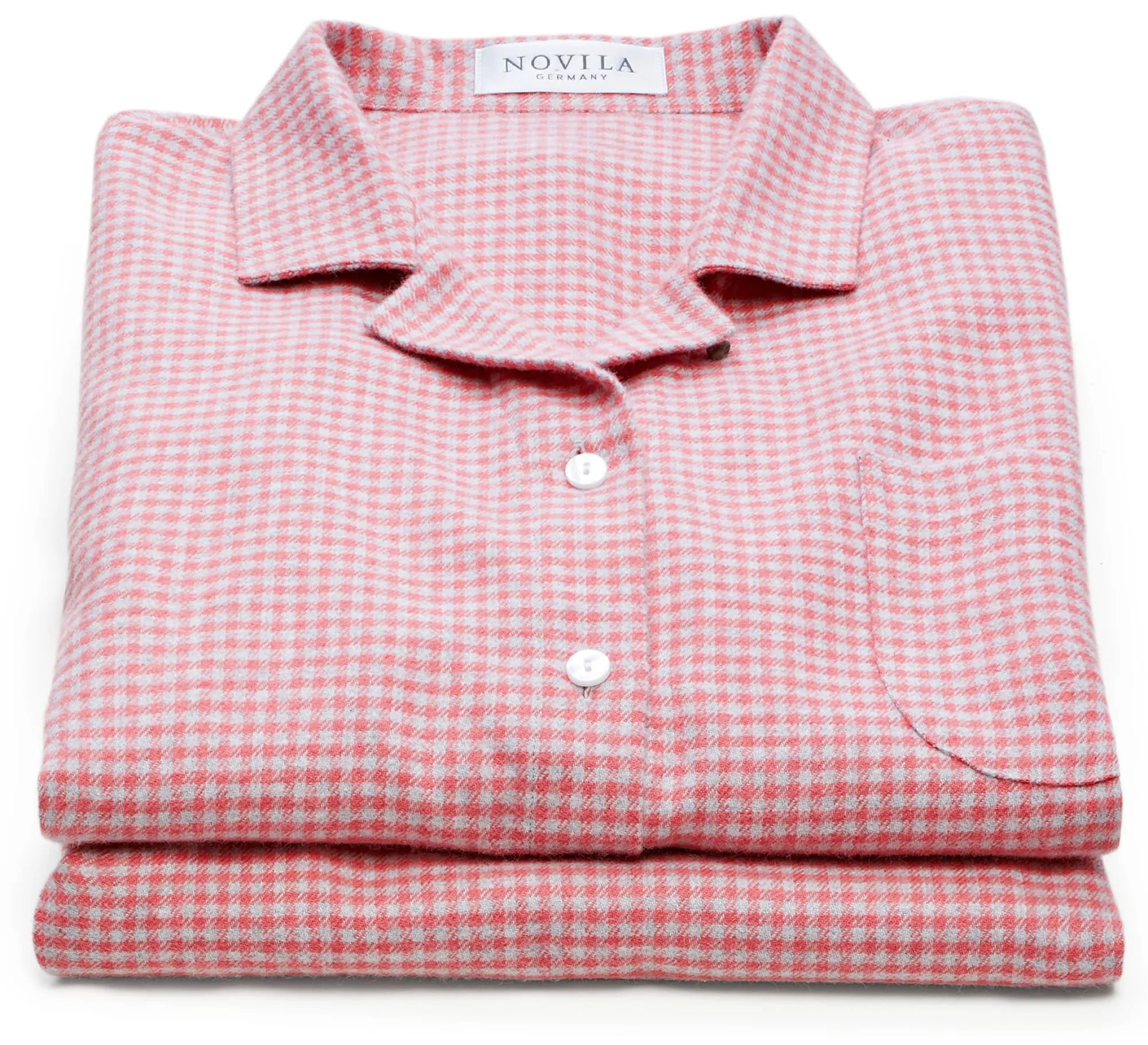 Wäsche * Novila Damen-Flanellpyjama kariert