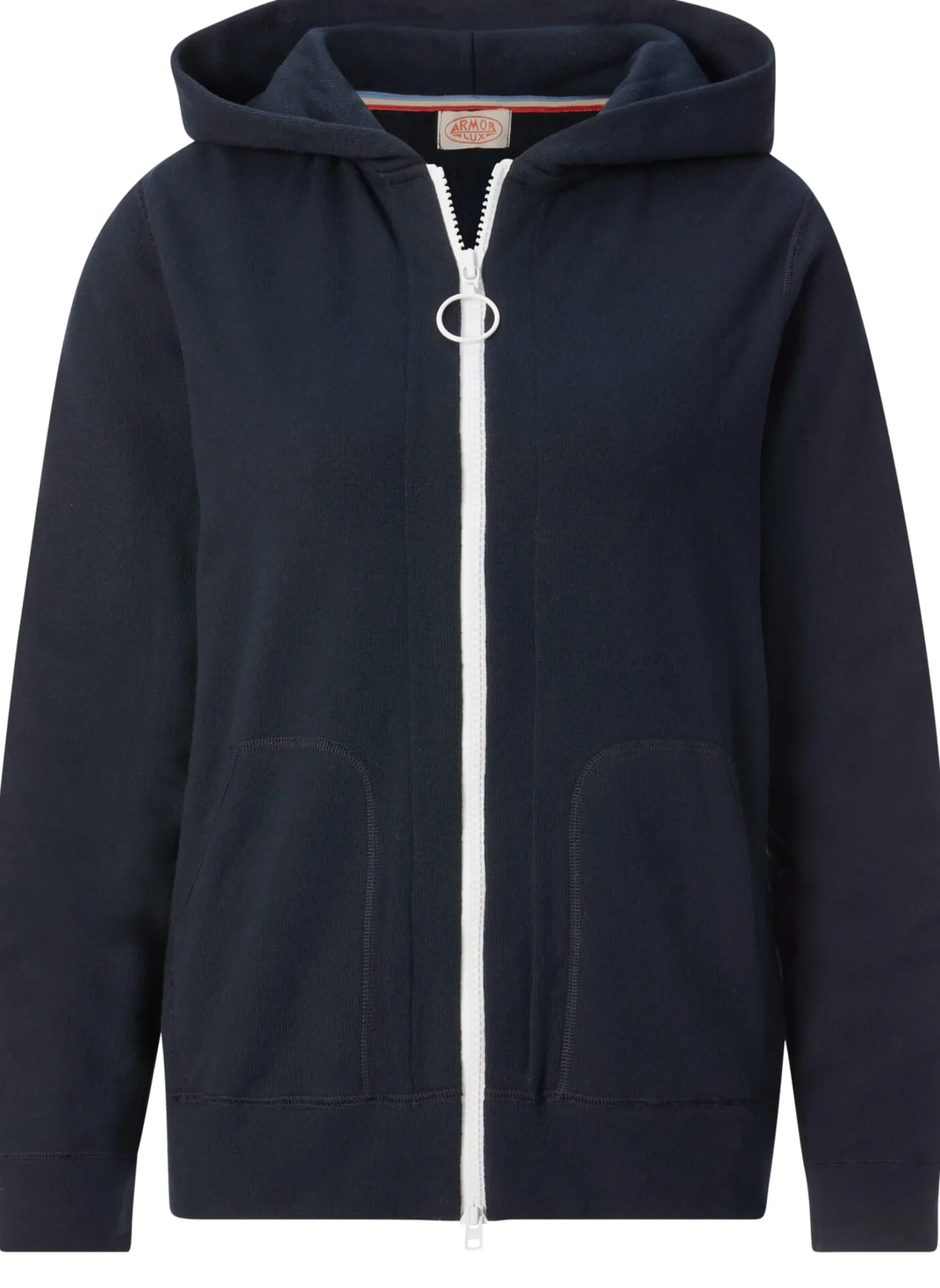 Strickjacken * Armor lux Daen-Frottee-Kapuzenjacke Blau