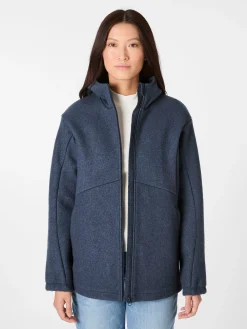 Jacken * Disana Damen-Funktionsjacke Schurwolle Navy