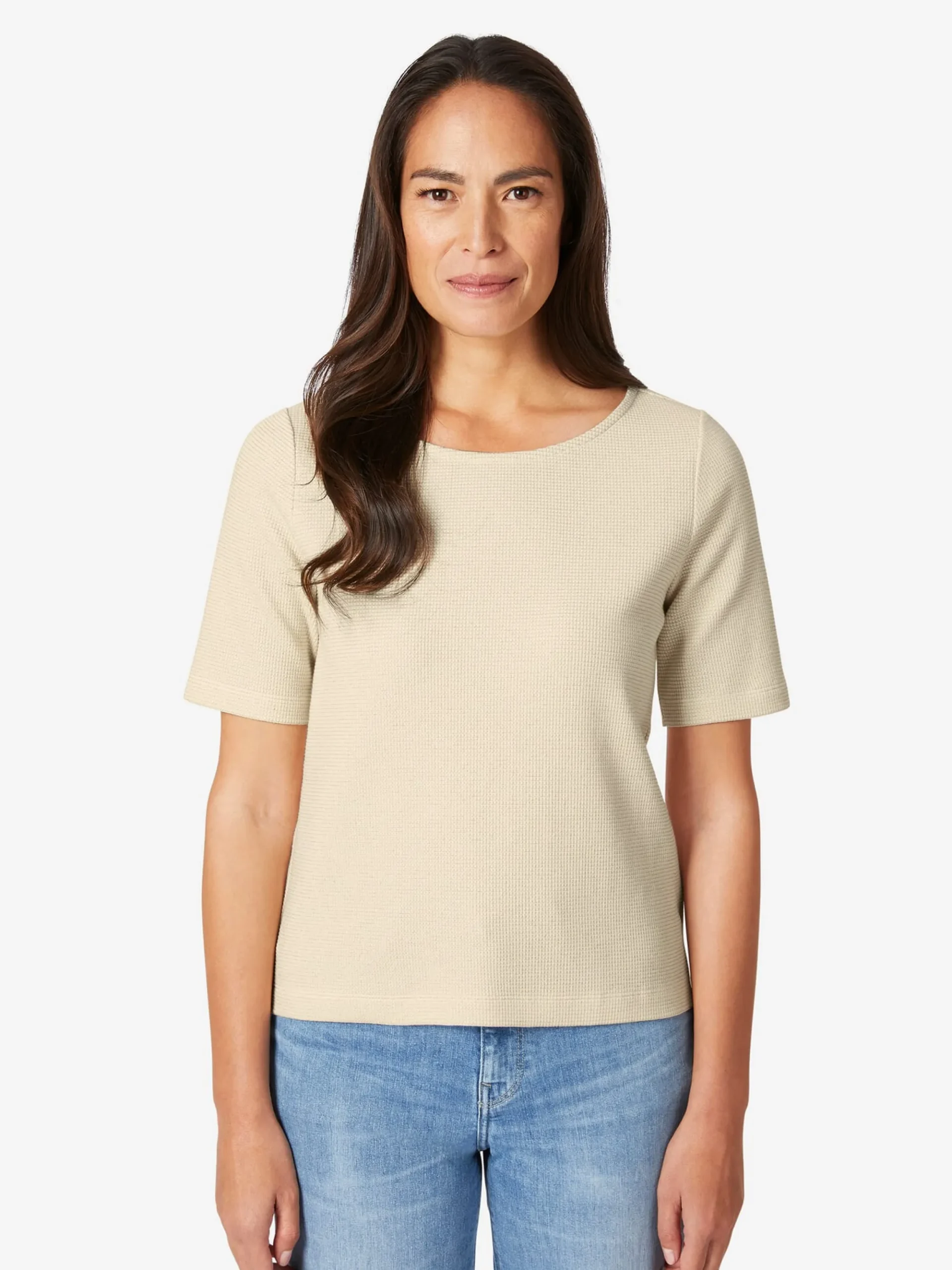 Shirts & Tops * Alma & Lovis Daen-Gitzerhirt Kurzar Natur