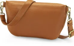Umhänge- & Handtaschen * O My Bag Damen-Gürteltasche Leder Cognac