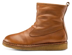 Stiefel * Punto Pigro Damen-Halbstiefel gefüttert Natur