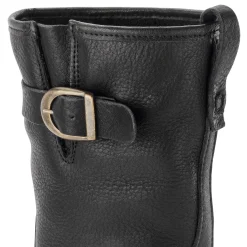 Stiefel * Werner Schuhe Damenhalbstiefel Rindleder gefüttert Schwarz