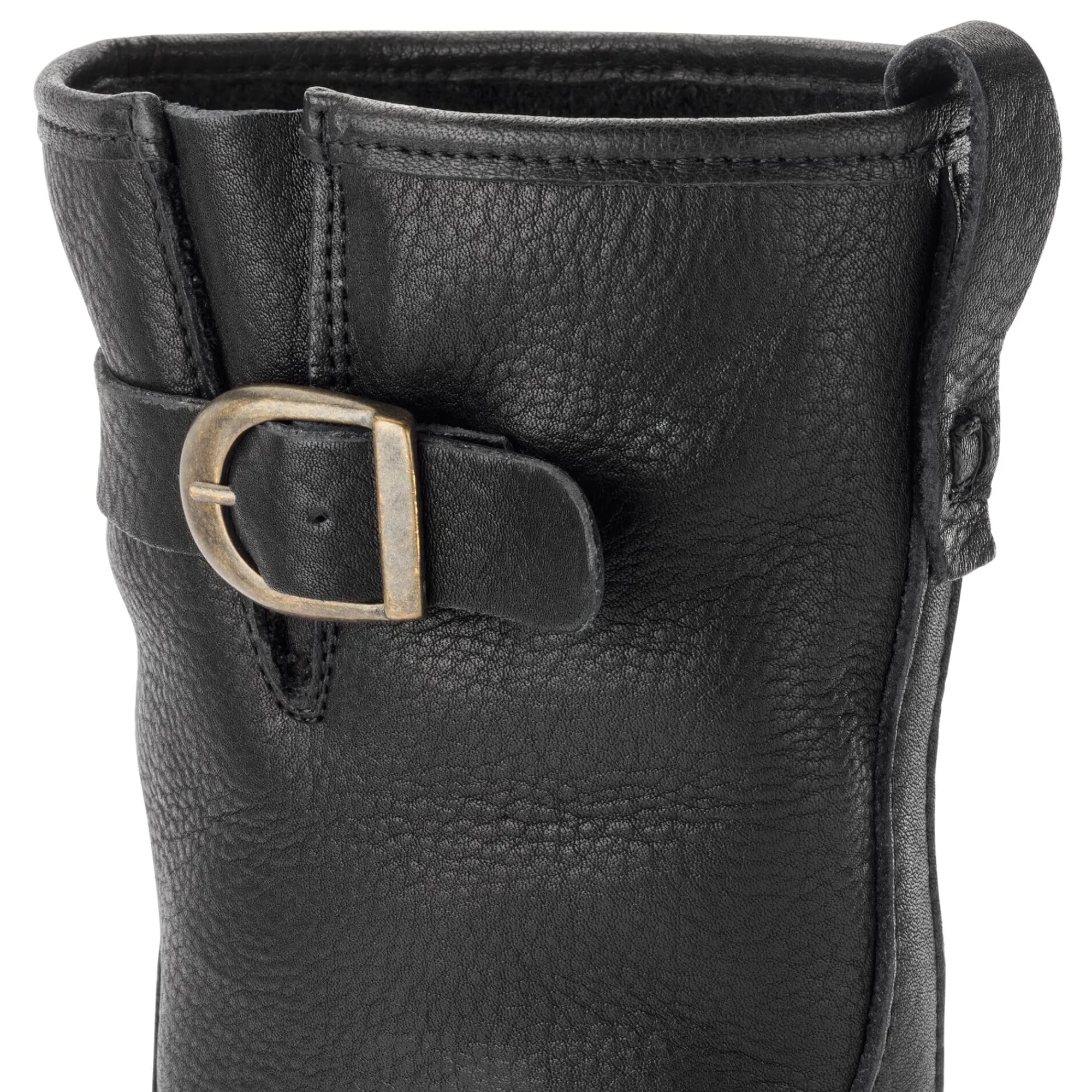 Stiefel * Werner Schuhe Damenhalbstiefel Rindleder gefüttert Schwarz