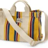 Umhänge- & Handtaschen * Moismont Damen-Handtasche N° 45 gestreift, natur-gelb