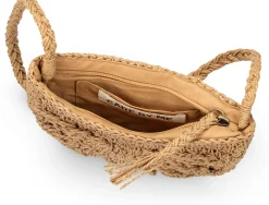 Umhänge- & Handtaschen * CARE BY ME Damen-Handtasche Raffia, natur