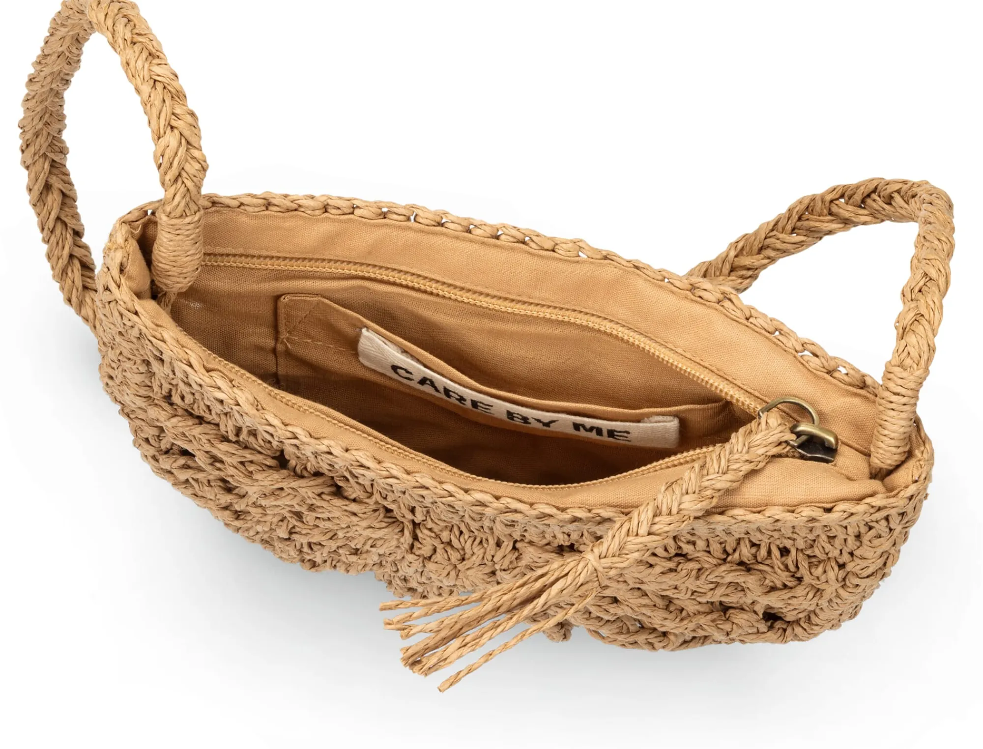 Umhänge- & Handtaschen * CARE BY ME Damen-Handtasche Raffia, natur
