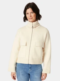 Jacken * Armedangels Damen-Hüftjacke Naturweiß