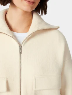 Jacken * Armedangels Damen-Hüftjacke Naturweiß
