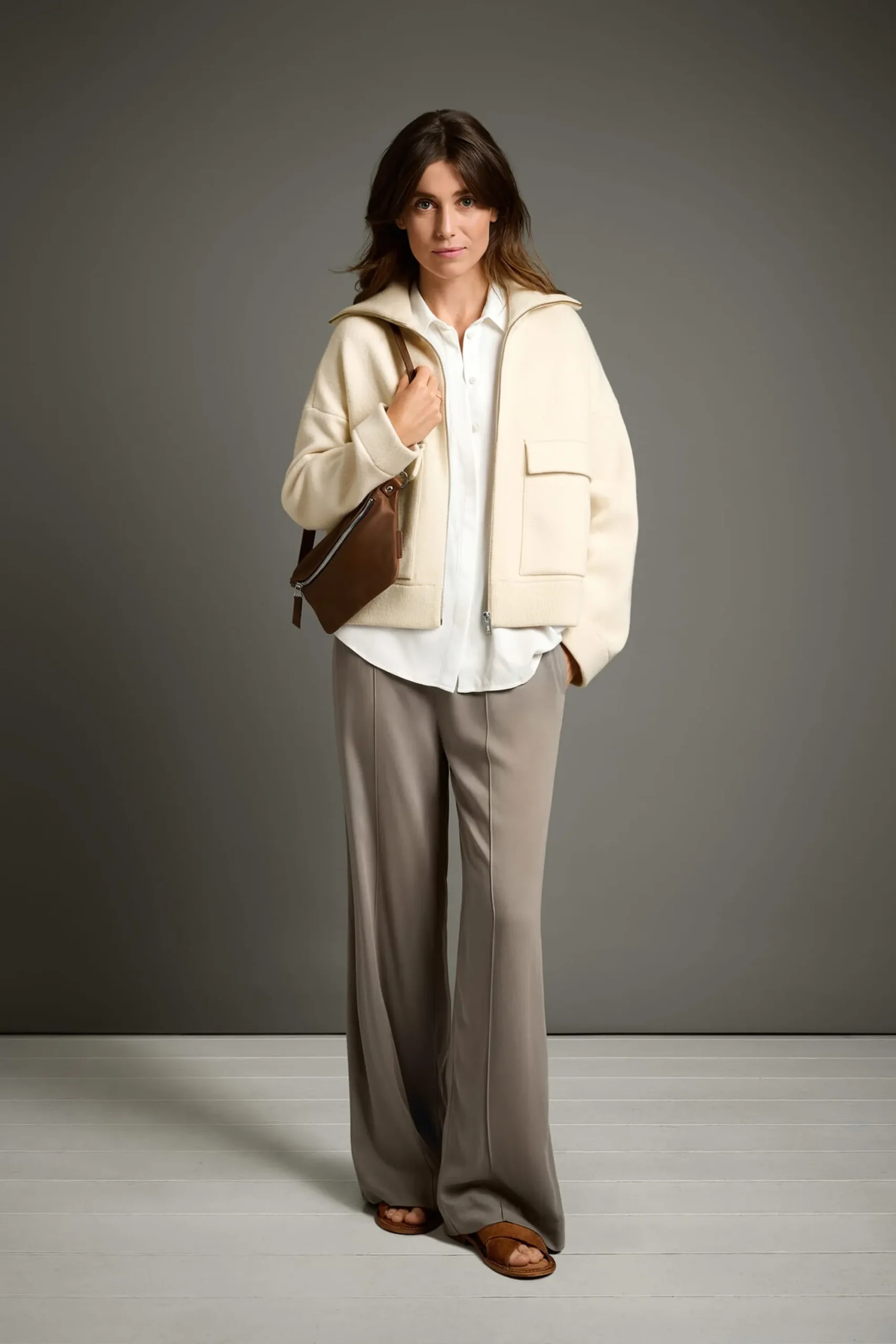 Jacken * Armedangels Damen-Hüftjacke Naturweiß