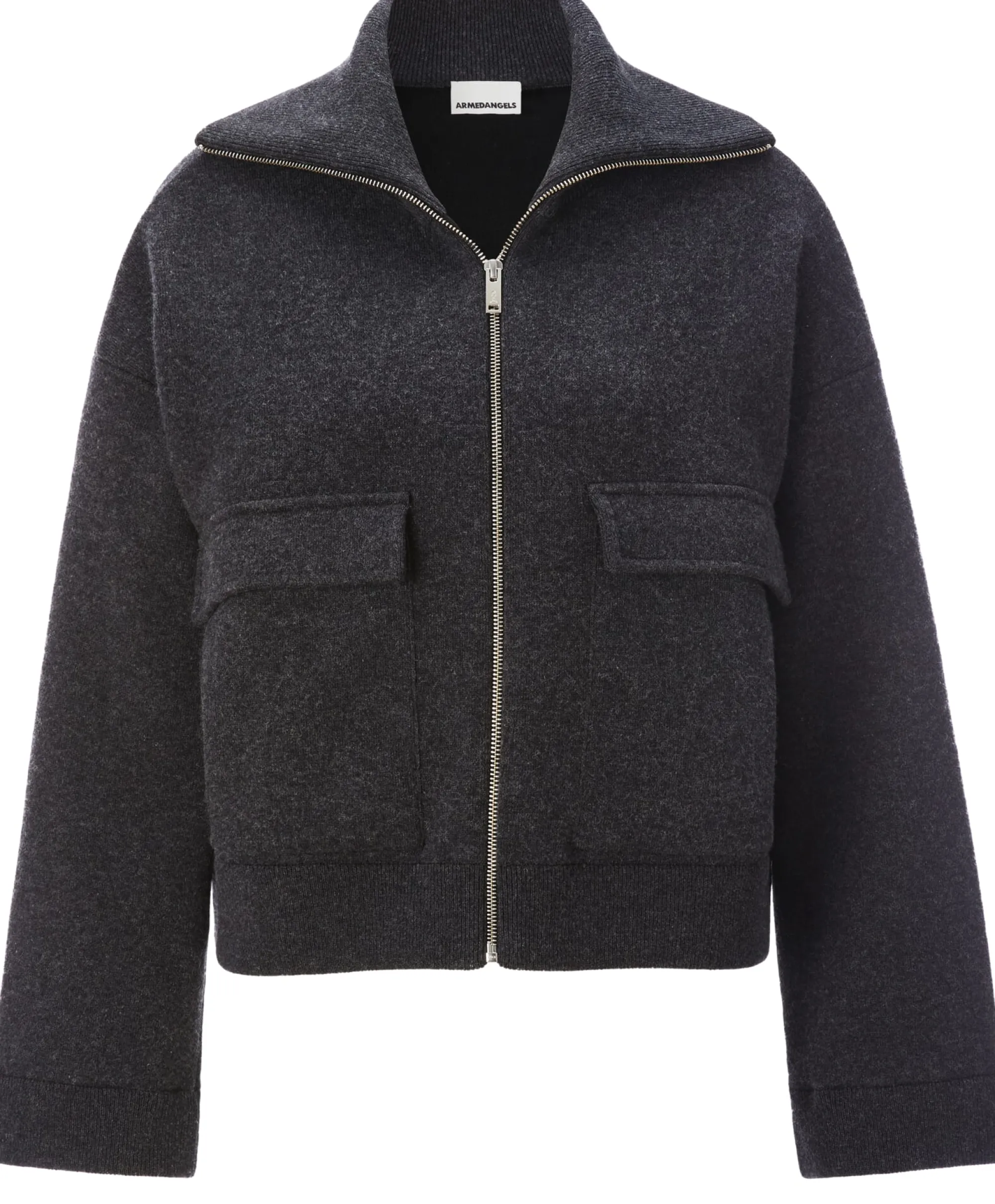 Jacken * Armedangels Daen-Hüftjacke Anthrazit